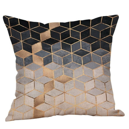 Multicolor Pillow Sequin Cover Glitter Sofa Waist Throw Cushion Case Home Decor