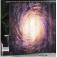thumbnail image 4 of Ambesonne Galaxy Shower Curtain, Alluring Space Hole, 69"Wx70"L, Black Pink Beige, 4 of 5