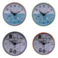 thumbnail image 1 of Reloj De Pared Con Ventosa Para Baño, Pantalla De Tiempo Resistente Al Agua, Regalo De Decoración Para El Hogar, Naranja, Verde, Negro Y Naranja Sunnimix Reloj a prueba de agua para baño, 1 of 8