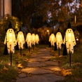 thumbnail image 5 of 6 Pack Solar Witch Ghost Stake Lights, Halloween Outdoor Indoor Decorations, 5 of 7