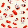 thumbnail image 4 of Yoyauz 24 PCS Christmas Fake Nails Shining Gold Purple Christmas Puppy Star Short Fake Nails, Christmas Color Nails Used for DIY Nail Decoration in Winter, 4 of 7