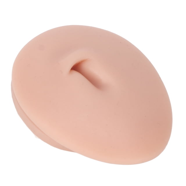 Reusable Silicone Belly Model,False Belly Design, Acrylic Bracket, Wide Usage Range, Suitable for Novice Puncture Division, Soft Silicone Material, Belly Piercing Display Model for