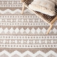 thumbnail image 6 of SAFAVIEH Moroccan Tassel Fallon Southwestern Shag Area Rug, Ivory/Beige, 5'5" x 7'7", 6 of 8
