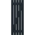 thumbnail image 5 of Ekena Millwork 19 1/2"W x 72"H Americraft Five Board (2 Batten) Exterior Real Wood Spaced Board-n-Batten Shutters w/ Z-Bar (Per Pair), Starless Night Blue, 5 of 10