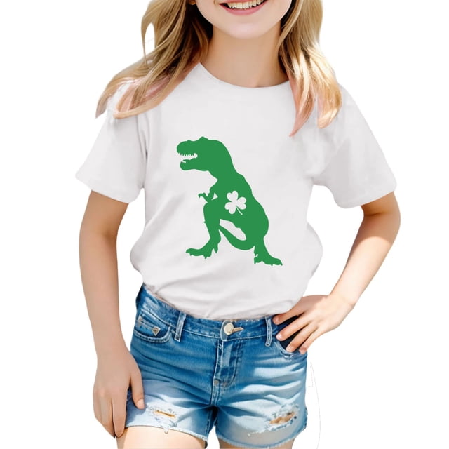 Girls Clothes Casual Graphic Tops Tees Summer Clothes for Girls T Shirts 12-13 Years