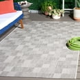 thumbnail image 2 of SAFAVIEH Courtyard Raeyln Checkered Indoor/Outdoor Area Rug, Grey/Dark Grey, 8' x 10', 2 of 7