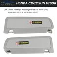 thumbnail image 2 of Viseras solares izquierda conductor derecha pasajero Honda Civic 06-11, 2 of 5
