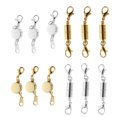 thumbnail image 4 of HLONK 12 Pcs Crochets Magnétiques Fermoir Aimant Boucle d'Extension pour Collier Bracelet Bijoux, 4 of 7