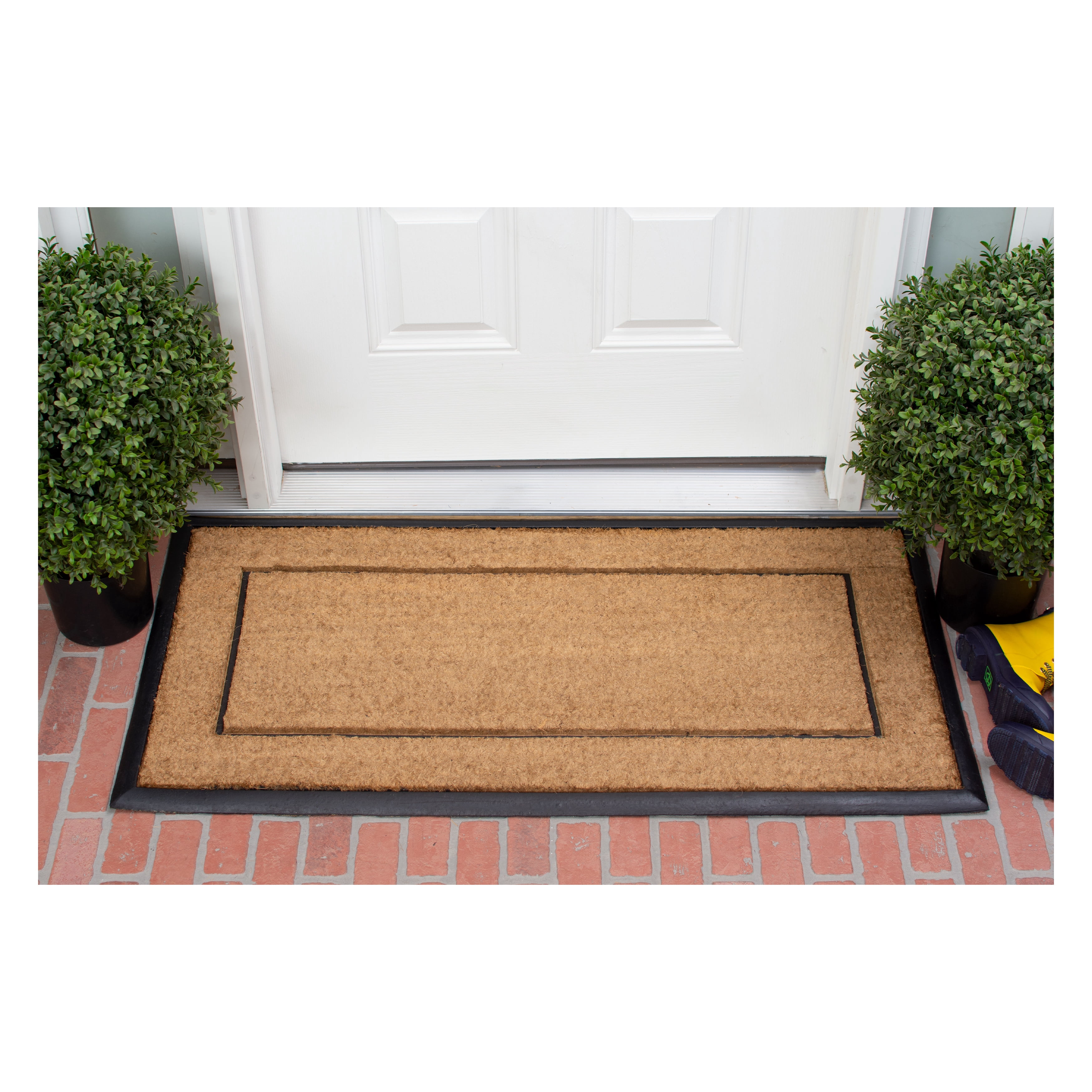 The General Monogram Doormat, 24" x 48", Letter M