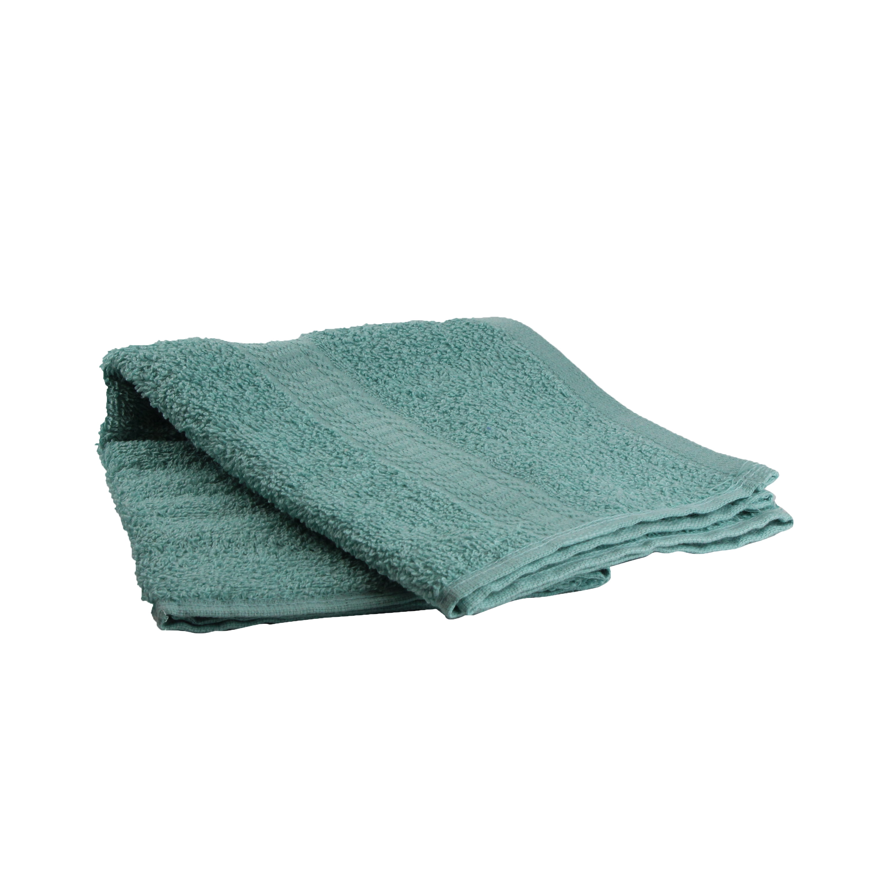 Mainstays Basic Bath Collection - Single Adult Hand Towel, Solid Aqua