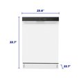 thumbnail image 4 of Element 24" Front Control Hybrid Dishwasher, ENERGY STAR - White (ENB5322HECW), 4 of 5
