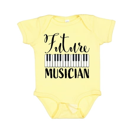 

Inktastic Future Musician- Piano Music Gift Baby Boy or Baby Girl Bodysuit