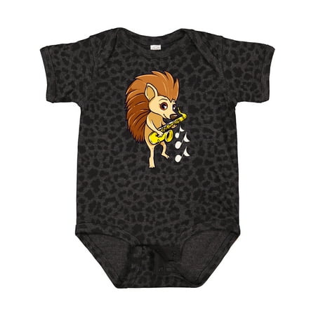 

Inktastic Saxophone Player Funny Music Porcupine Gift Baby Boy or Baby Girl Bodysuit