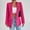 Hot Pink, variant on Babysbule Winter Coats for Women Fashion Women's Color Long Sleeve Slim Tops Blouse Suit Outwear