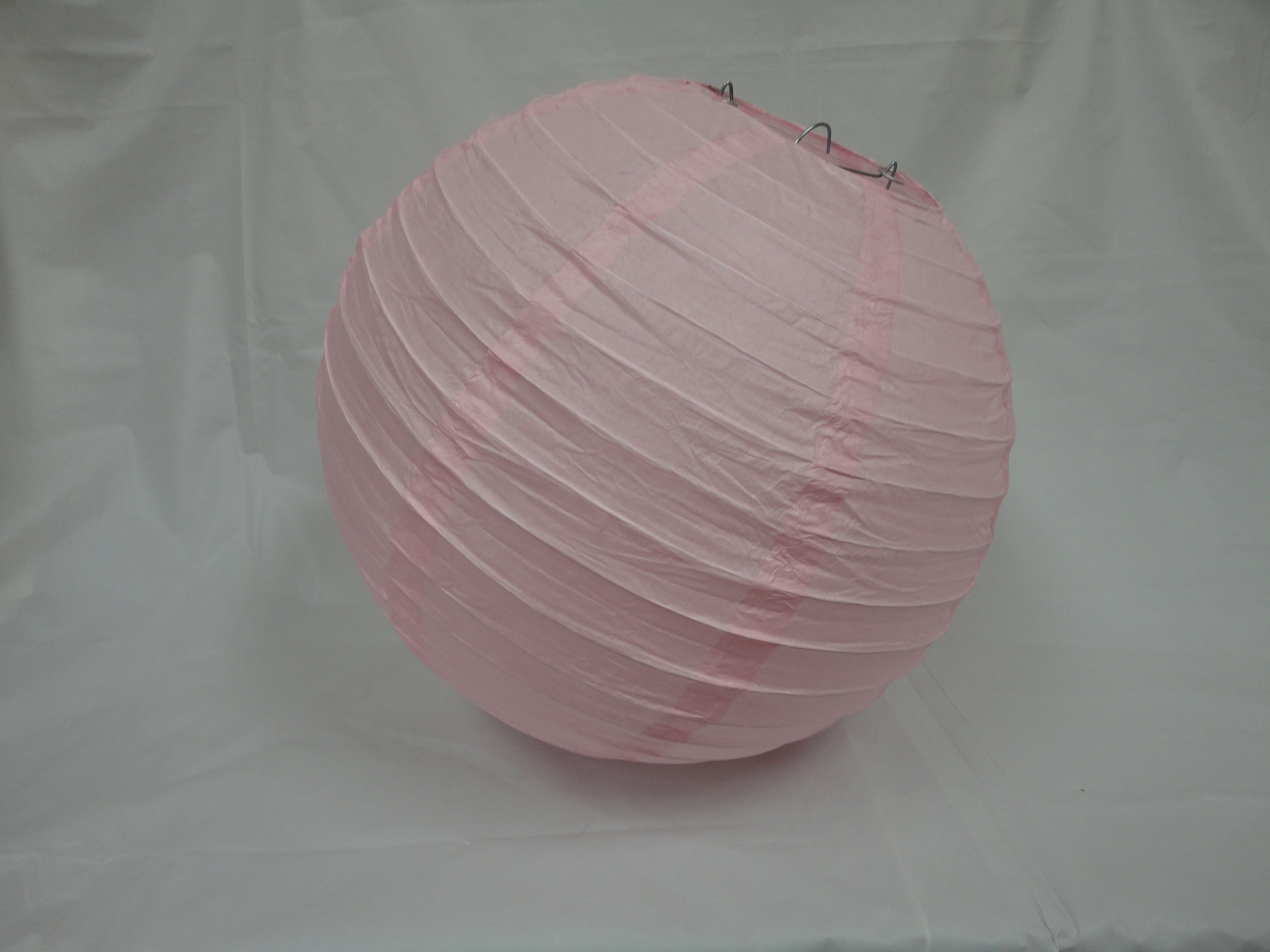 12" LIGHT PINK CHINESE PAPER LANTERNS 10 COUNTS