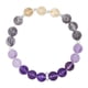 thumbnail image 1 of Pulsera de plata de ley S925 con amatista y cuarzo rutilado negro, 1 of 2