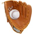 thumbnail image 1 of Guante y pelota de béisbol, guante de béisbol, guante de softbol 9.5''-12.5'' Para niños, jóvenes, adultos, entrenamiento y principiantes, guante de mano izquierda de guante de softbol Afortunado Sencillez, 1 of 5