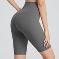 thumbnail image 5 of Work Out Shorts Gym for Solid Color Yoga Sports Tight Shorts, 5 of 5