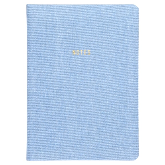 Pen+Gear Ruled Journal with Blue Denim Cover, 6” x 8”, 256 Pages