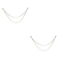thumbnail image 2 of Minnieouse Punk Pants Chain Women Accessories Jean Concert Chains Music Multilayer Wallet Party Rock Keychain Decor Decorations plata 40-50cm 2piezas, 2 of 6