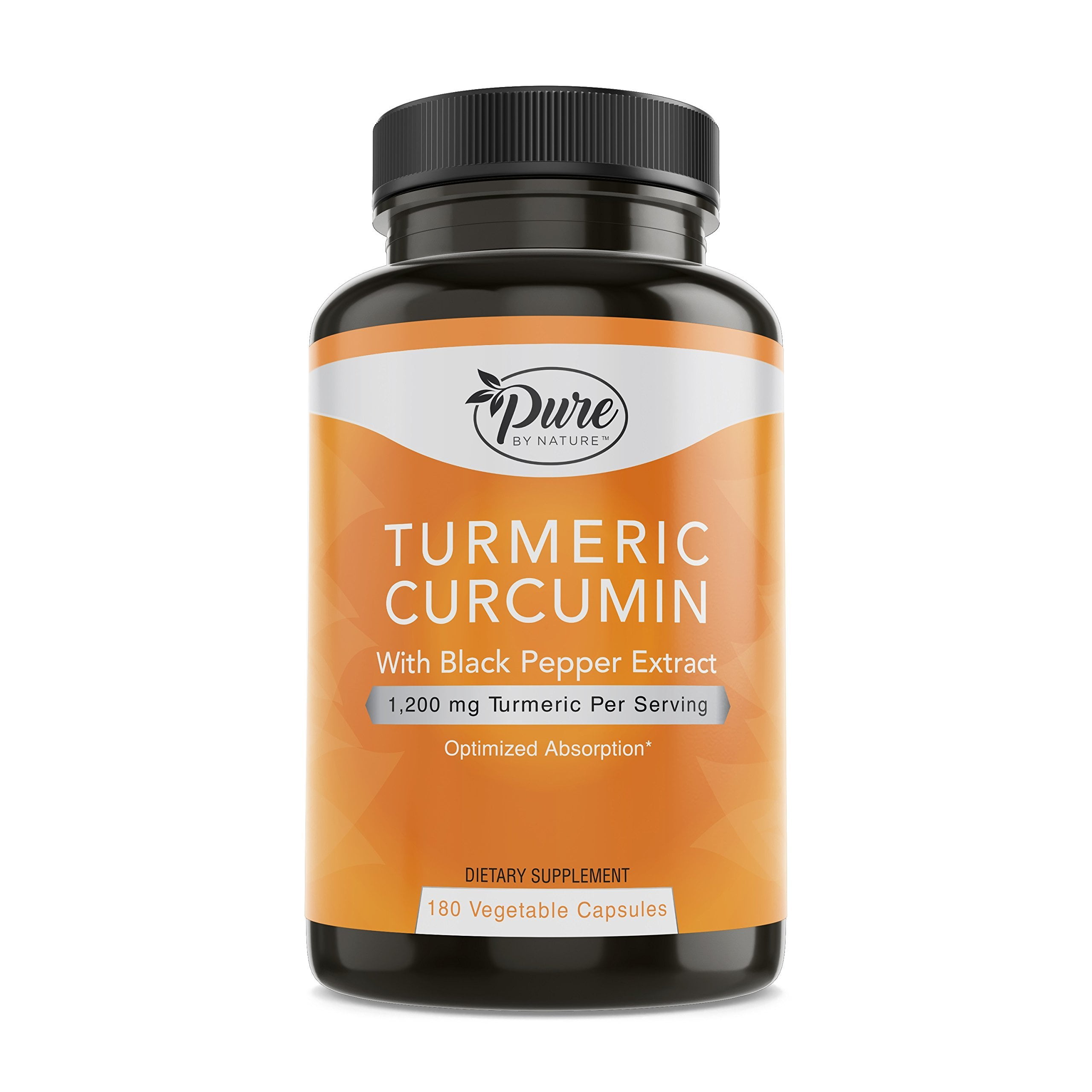 Pure By Nature Turmeric Curcuminoids With Black Pepper Extract