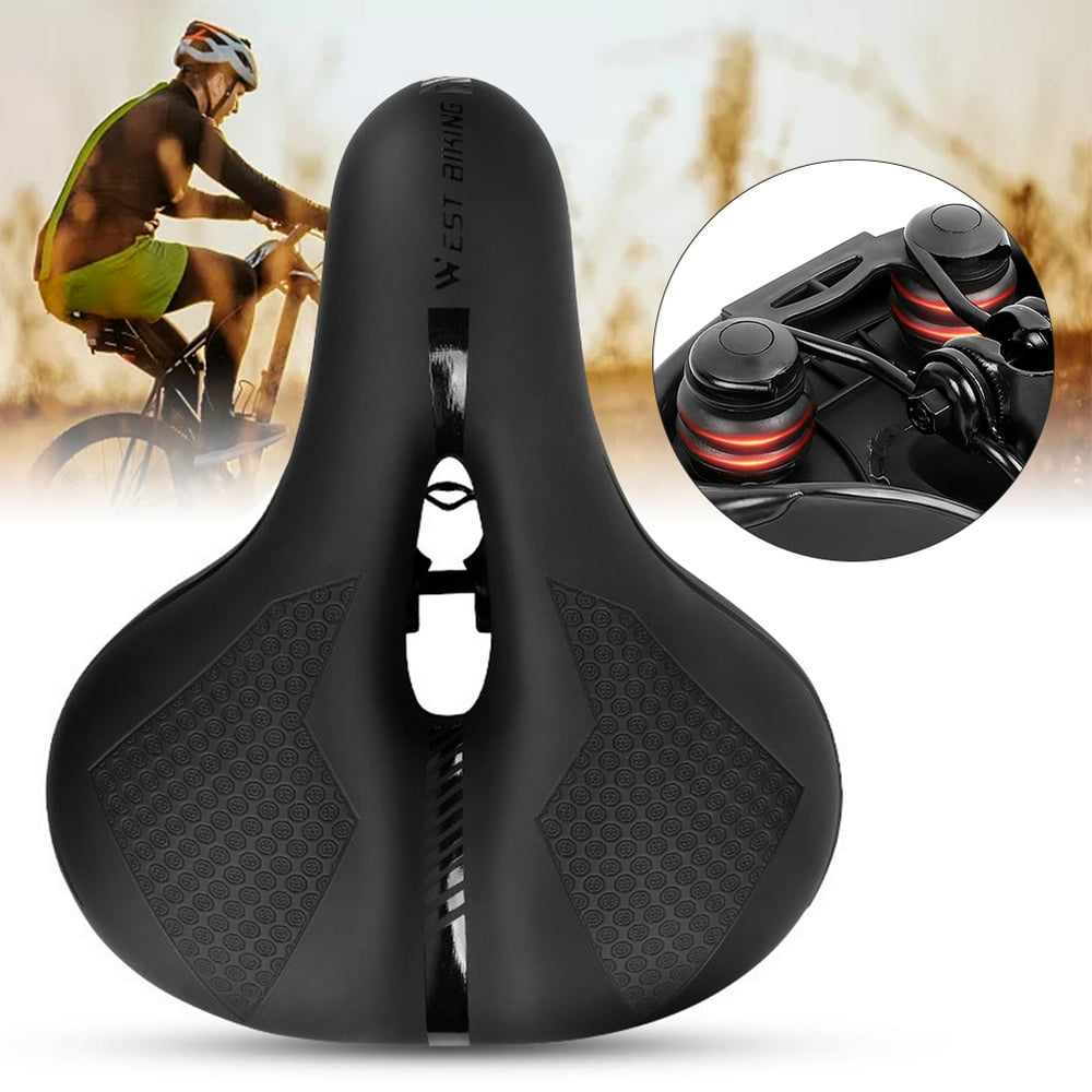extra wide comfort saddle bicycle seat