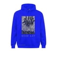 thumbnail image 3 of Sudadera con capucha para hombre, con estampado de ocultismo, permanecer encendido, Satanás, diablo, infierno, impío, anticristo, bruja, fitness, DÍA DE SAN VALENTÍN, manga, corte ajustado, 3 of 5