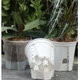 thumbnail image 2 of Self Watering Pots,Bexikou Set of 3 Plastic Planters with Drainage Holes and Deep Reservoir for Indoor Outdoor Garden Plants and Flowers, White, 2 of 8