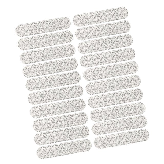 sweethay Pegatinas reflectantes para patinete, almohadilla reflectora, resistente a la intemperie, reemplazo de etiqueta resistente al desgaste Type3 NO3