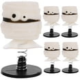 thumbnail image 1 of Shisuyan Halloween Spring Toys in White Plastic Color for Playing Fun Cartoon Jumping Toys 5pcs, 1 of 8