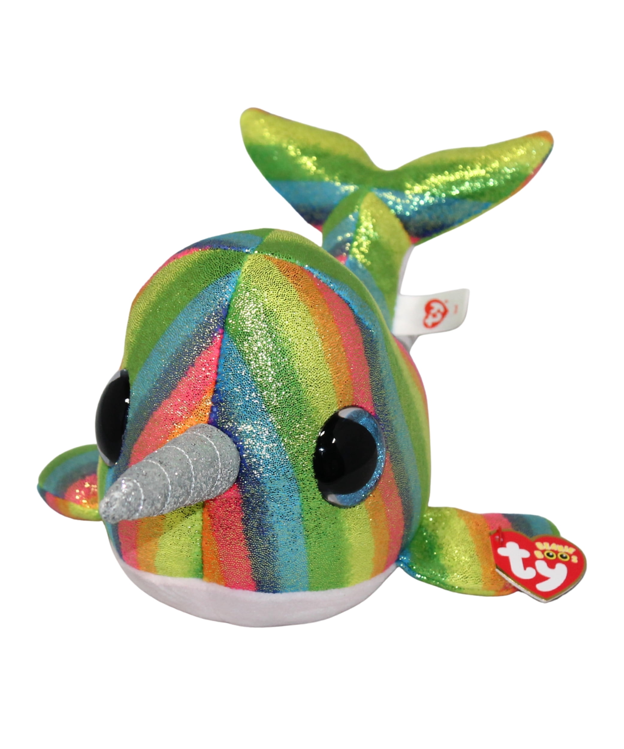 Ty Beanie Boos, KIWI the Bird, Glitter Eyes, Regular Size, 6 inch