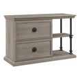 thumbnail image 1 of Coliseum Lateral File Cabinet with Shelves in Driftwood Gray - Engineered Wood, 1 of 6