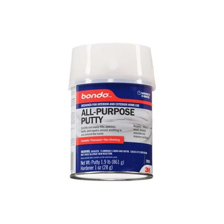 Bondo All-Purpose Putty & Cream Hardener, 1 Quart