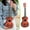 Red, variant on ChicYu Kids Guitar Toy with Hippopotamus Design Simulation Ukulele for Music Play Early Education Development Sensory Activity Creatives Gift