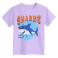 thumbnail image 4 of Gubotare T Shirts for Boys Boys Dinosaur Short Sleeve Shirts Toddler Car Excavator Cotton T Shirts Summer Graphic Tee Top Clothes for Kids Sizes 7-8T (Light Purple,7-8 Years), 4 of 4