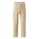 thumbnail image 4 of Pantalones largos de algodón y lino para hombre con cintura elástica y cordón ajustable, pantalones casuales de uso diario, pantalones deportivos, pantalones para hombre, 4 of 9