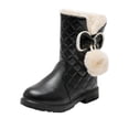 thumbnail image 2 of Children's Boots, Snow Boots, Girls' Thick Fleece And Warm Midsole Boots, 2 of 5