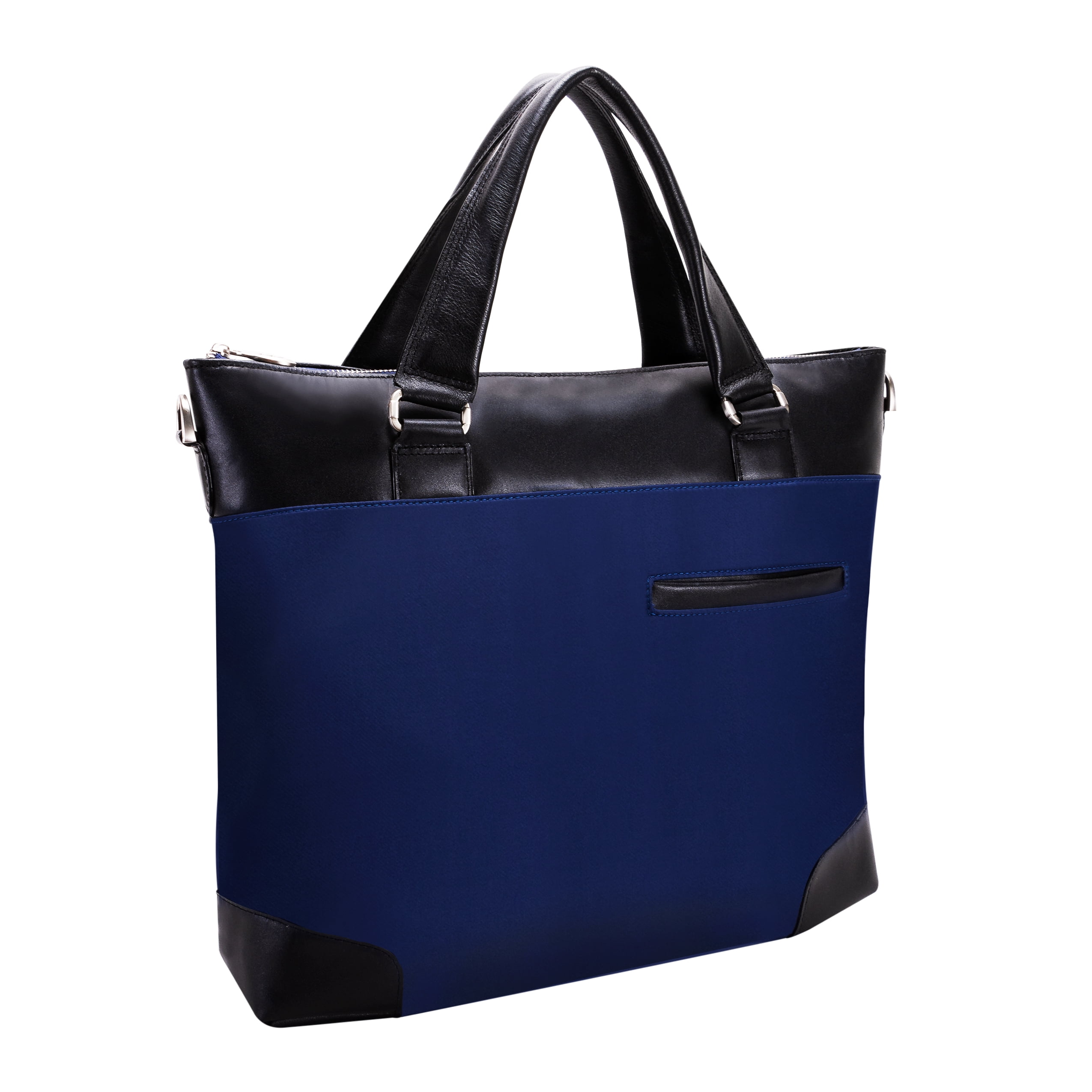 N Series | EASTWARD | 17" Nylon Slim Laptop Briefcase - Navy