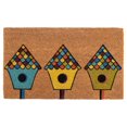 thumbnail image 1 of Coir Door Mat (Triple Birdhouses), 1 of 1