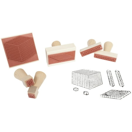 UPC: 0734653005944 | Center Enterprises Base 10 Rubber Block Stamp Set of 6