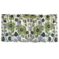 thumbnail image 7 of Yayeee Kitchen Curtains Tier Set of 2 Light Filtering 57"x24" Over Sink Window Panels, Retro Flower Print, 7 of 7