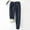 Navy, variant on Women's Plus Size Sherpa Fleece Lined Sweatpants Athletic Joggers Thermal Winter Warm Pants Drawstring Navy XL
