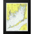 thumbnail image 2 of NOAA Historical Map and Chart Collection 15x18 Black Modern Framed Museum Art Print Titled - Nautical Chart - Buzzards Bay ca. 1974, 2 of 5