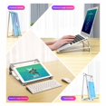 thumbnail image 2 of maskred Laptop Stand Portable Tablet Computer Stand Aluminum Alloy Laptop Stand Grey, 2 of 6