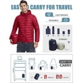 thumbnail image 6 of Packable Puffer Jacket Men Pioneer Camp 16oz Hooded 3 Pockets, 6 of 6