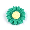 thumbnail image 2 of U8MO 20pc Flatback Sunflower Resin Cabochons For Earring Crafting Scrapbooking 24x7mm, 2 of 3