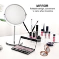 thumbnail image 4 of Milisten Compact Mirror Round Makeup Mirror Foldable Vanity Mirror Double-sided Mirror, 4 of 6