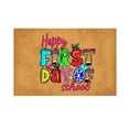 thumbnail image 1 of Welcome Mat Coir Fuuny Doormat School Door Mats for Entryway Door Rug Outside Entrance Home Decorations Spring Doormat for Entryway Front Door Patio Porch, Indoor Outdoor, 16x24 Inch, 1 of 6