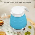 thumbnail image 3 of Water Boiling Pot, Collapsible US Plug 110V Electric Kettle  For Travel White,,Blue, 3 of 8