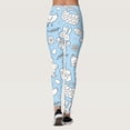 thumbnail image 4 of MIASHUI Leggings Imprimés de Festival de la Résurrection de Pâques Personnalisés pour Femmes pour Course et Entraînement Bleu,TTG, 4 of 5